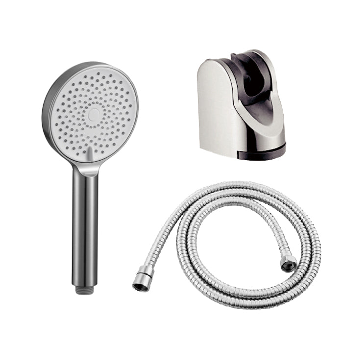 Pommeau de douche extérieure à effet pluie et Flexible - Acier inoxydable
